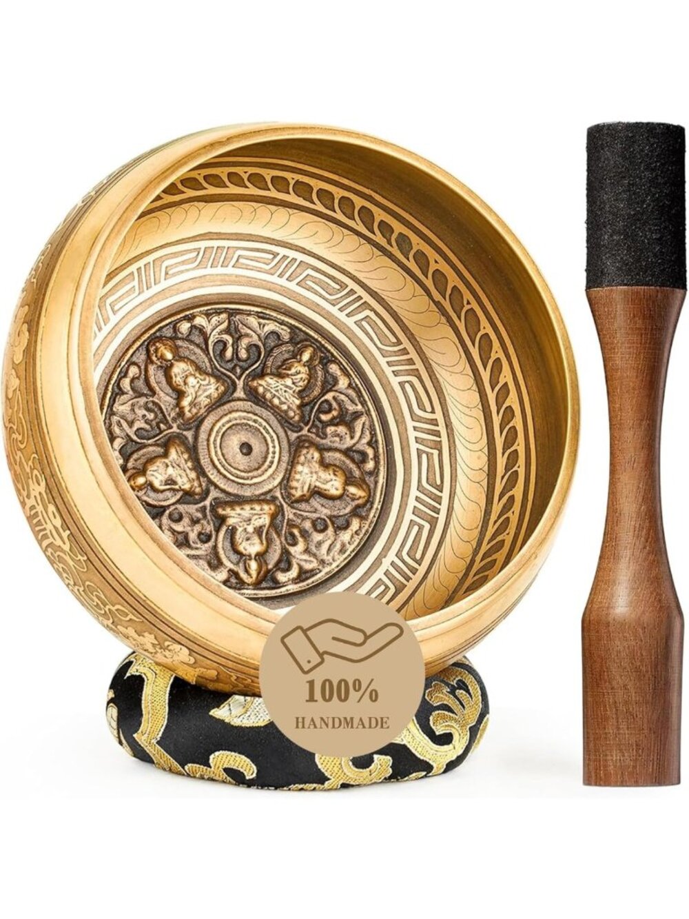 Handcrafted Tibetan Singing Bowls for Meditation, Yoga, Chakra Healing